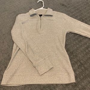 Grey Half Zip Pullover